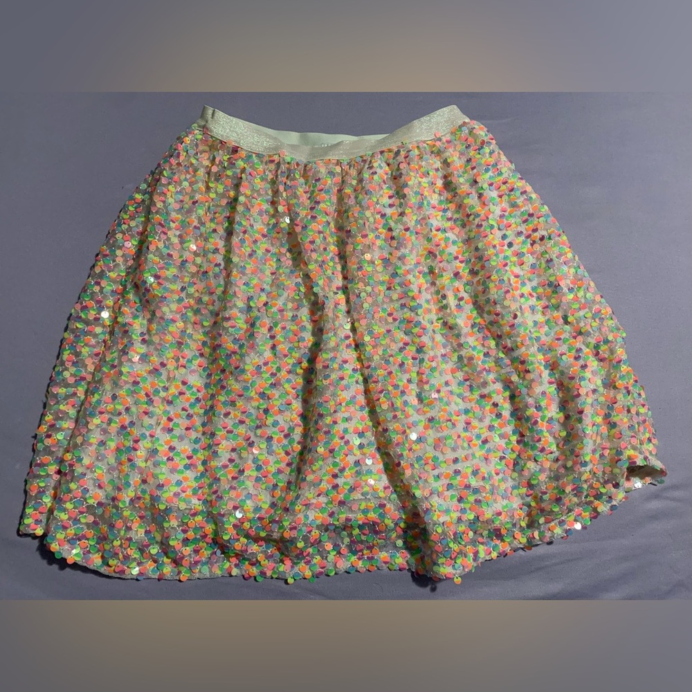 Cat & Jack Colorful Sequin Skirt